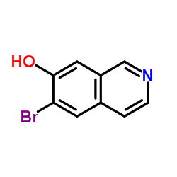 6-Bromo-7-isoquinolinol Structure