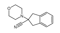2-Morpholino-2,3-dihydro-1H-indene-2-carbonitrile Structure