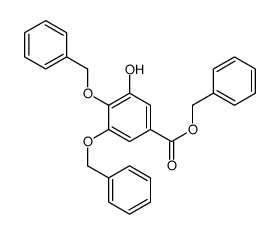 3,4-Dibenzyl-gallic Acid Benzyl Ester Structure