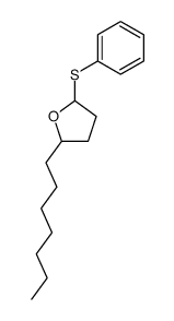 2-heptyl 5-(phenylthio)tetrahydrofuran Structure