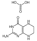 2-amino-5,6,7,8-tetrahydro-3H-pteridin-4-one, sulfite Structure