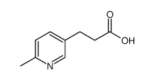 3-(6-Methyl-3-Pyridinyl)Propanoic Acid Structure