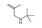 N-tert-butyl-2-methylprop-2-en-1-amine结构式