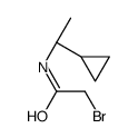2-Bromo-N-[(1S)-1-cyclopropylethyl]acetamide结构式