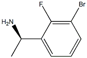 (1R)-1-(3-BROMO-2-FLUOROPHENYL)ETHANAMINE Structure