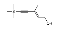 3-methyl-5-trimethylsilylpent-2-en-4-yn-1-ol结构式