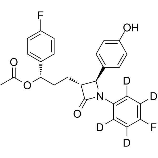 3-O-Acetyl Ezetimibe-d4图片