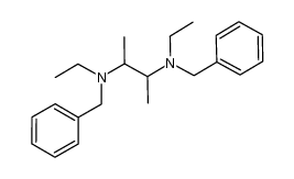 N2,N3-dibenzyl-N2,N3-diethylbutane-2,3-diamine结构式