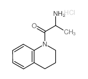 2-Amino-1-[3,4-dihydro-1(2H)-quinolinyl]-1-propanone hydrochloride结构式