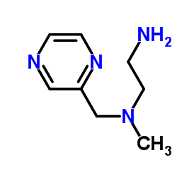 N-Methyl-N-(2-pyrazinylmethyl)-1,2-ethanediamine Structure