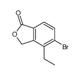 5-bromo-4-ethyl-2-benzofuran-1(3H)-one结构式