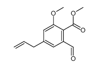 methyl 4-allyl-2-formyl-6-methoxybenzoate结构式