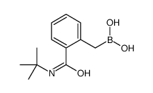 2-(tert-Butylcarbamoyl)benzylboronic acid structure