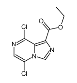 Ethyl 5,8-dichloroimidazo[1,5-a]pyrazine-1-carboxylate结构式