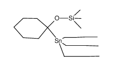 ((trimethylsilyl)oxy)(cyclohexyl)tributylstannane结构式