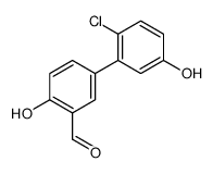 5-(2-chloro-5-hydroxyphenyl)-2-hydroxybenzaldehyde结构式