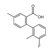 2-(3-fluoro-2-methylphenyl)-5-methylbenzoic acid Structure