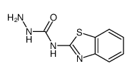 Hydrazinecarboxamide, N-2-benzothiazolyl- (9CI)结构式