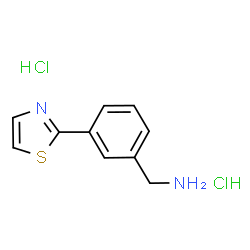 [3-(1,3-thiazol-2-yl)benzyl]amined dihydrochloride结构式