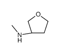 (S)-Methyl-(tetrahydro-furan-3-yl)-amine structure