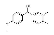 (p-anisyl)(3,4-dimethylphenyl)methanol Structure