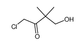 4-chloro-2,2-dimethyl-3-keto-butanol结构式