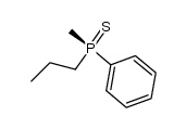 (-)-Methylphenylpropylphosphine sulfide Structure