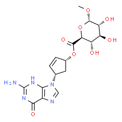 carbovir-5'-O-glucuronide结构式