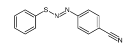 (E)-(4-Cyanophenyl)azo phenyl sulfide结构式