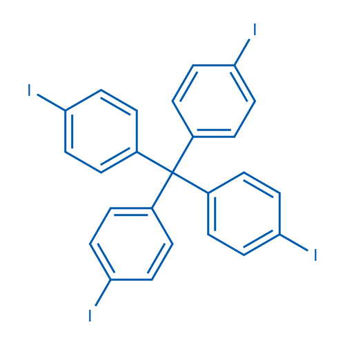 1-iodo-4-[tris(4-iodophenyl)methyl]benzene结构式