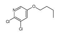 5-butoxy-2,3-dichloropyridine Structure