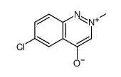 6-chloro-2-methyl-4-oxo-3,4-dihydro-cinnolinium betaine结构式