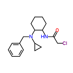 N-{2-[Benzyl(cyclopropyl)amino]cyclohexyl}-2-chloroacetamide结构式