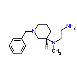 N-[(3S)-1-Benzyl-3-piperidinyl]-N-methyl-1,2-ethanediamine结构式