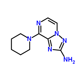 8-(1-Piperidinyl)[1,2,4]triazolo[1,5-a]pyrazin-2-amine Structure