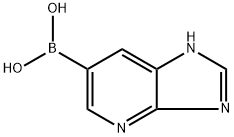 3H-咪唑并[4,5-B]吡啶-6-硼酸结构式