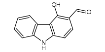 4-hydroxy-9H-carbazole-3-carbaldehyde结构式