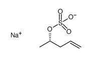 sodium (S)-pent-4-en-2-yl sulfate Structure