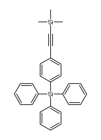 trimethyl-4-triphenylsilylphenylethynylsilane结构式