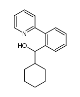 cyclohexyl(2-(pyridin-2-yl)phenyl)methanol Structure