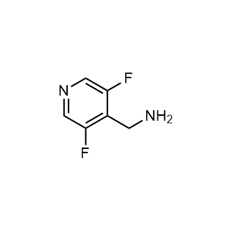 (3,5-Difluoropyridin-4-yl)methanamine structure