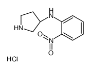 (3R)-N-(2-nitrophenyl)pyrrolidin-3-amine,hydrochloride结构式