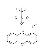 2,6-dimethoxyphenyl(phenyl)iodonium triflate结构式