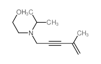 Ethanol,2-[(1-methylethyl)(4-methyl-4-penten-2-yn-1-yl)amino]- Structure