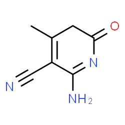 3-Pyridinecarbonitrile,2-amino-5,6-dihydro-4-methyl-6-oxo-(9CI)结构式