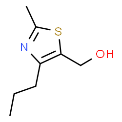 (2-甲基-4-丙基噻唑-5-基)甲醇结构式