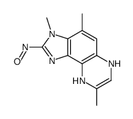 3,4,8-trimethyl-2-nitroso-6,9-dihydroimidazo[4,5-f]quinoxaline Structure