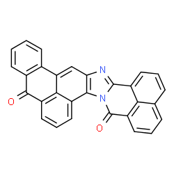 5H,10H-Anthra[9,1:5,6,7]benzimidazo[2,1-a]benz[de]isoquinoline-5,10-dione (9CI) Structure