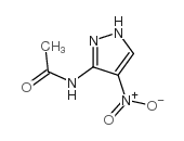 N-(4-硝基吡唑-3-基)-乙酰胺结构式
