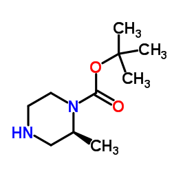 (S)-tert-Butyl 2-methylpiperazine-1-carboxylate Structure